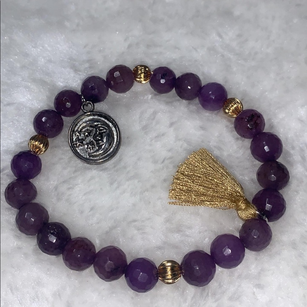 Amethyst Moon Bracelet 🌙💜
